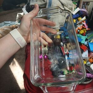 Anchor Ovenware Clear Glass Loaf Dish 5.25" X 9" X 2.75"